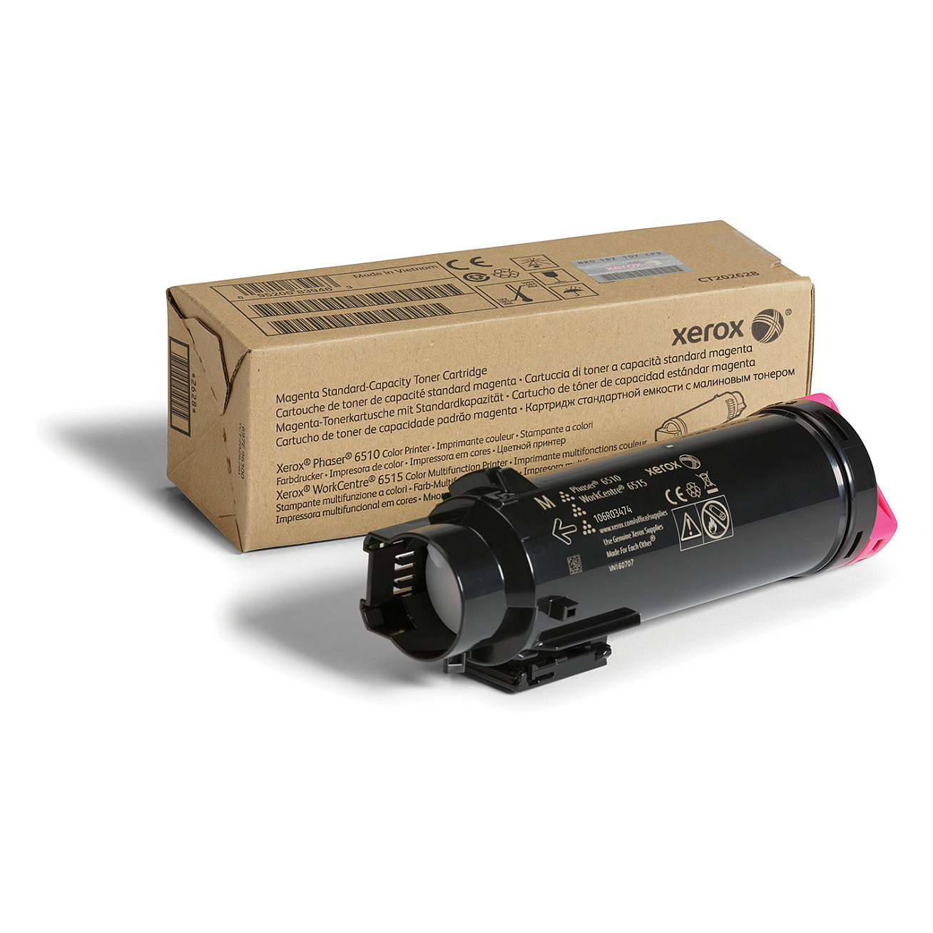 Toner Standard Xerox PHASER 6510 / WORKCENTRE 6515 / 1,000 faqe – Rozë - 1