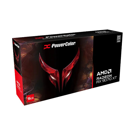 Kartelë grafike AMD RX 9070 XT 16GB PowerColor Red Devil OC GDDR6 3Fan - 7