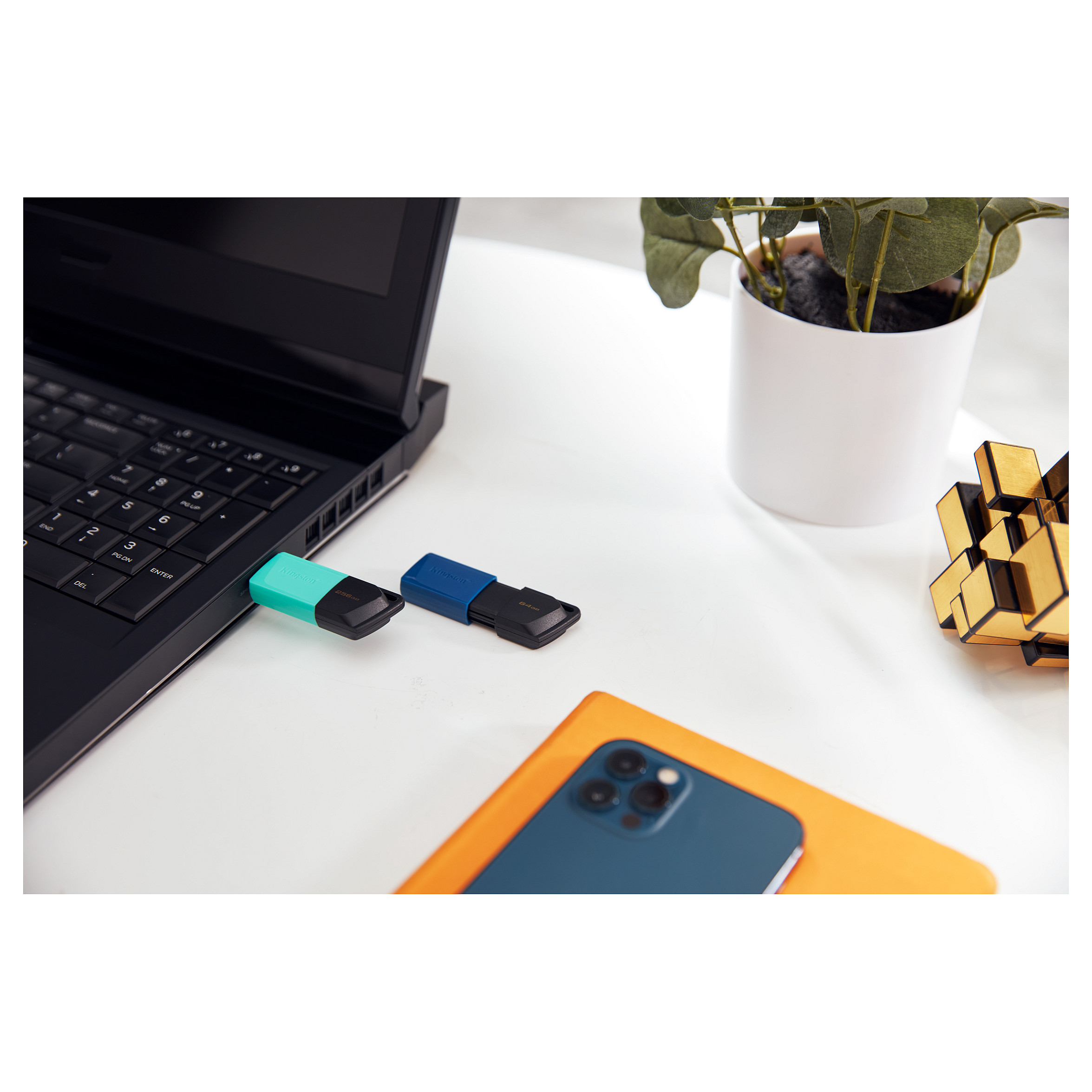 USB Flash Drive Kingston STICK 64GB USB 3.2 Kingston DataTraveler Exodia M Zi/Blue - 13