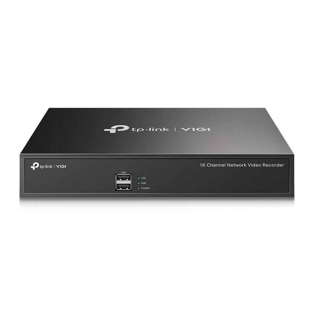 TP-Link VIGI NVR1016H 16-Channel Network Video Recorder – 8MP, 4K HDMI, H.265+, 1× SATA deri 10TB, ONVIF – Zezë - 1