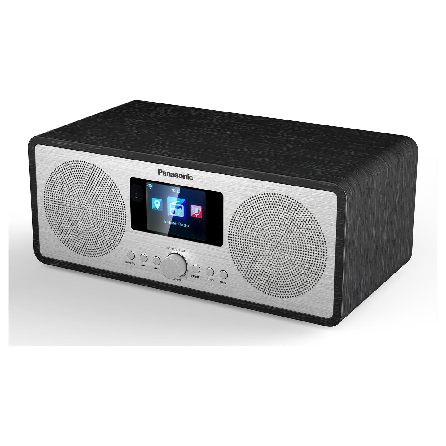 Radio portative Panasonic RF-D40EG-K, 6W, FM, Wi-Fi, Ekran LCD 2.4" - Zezë