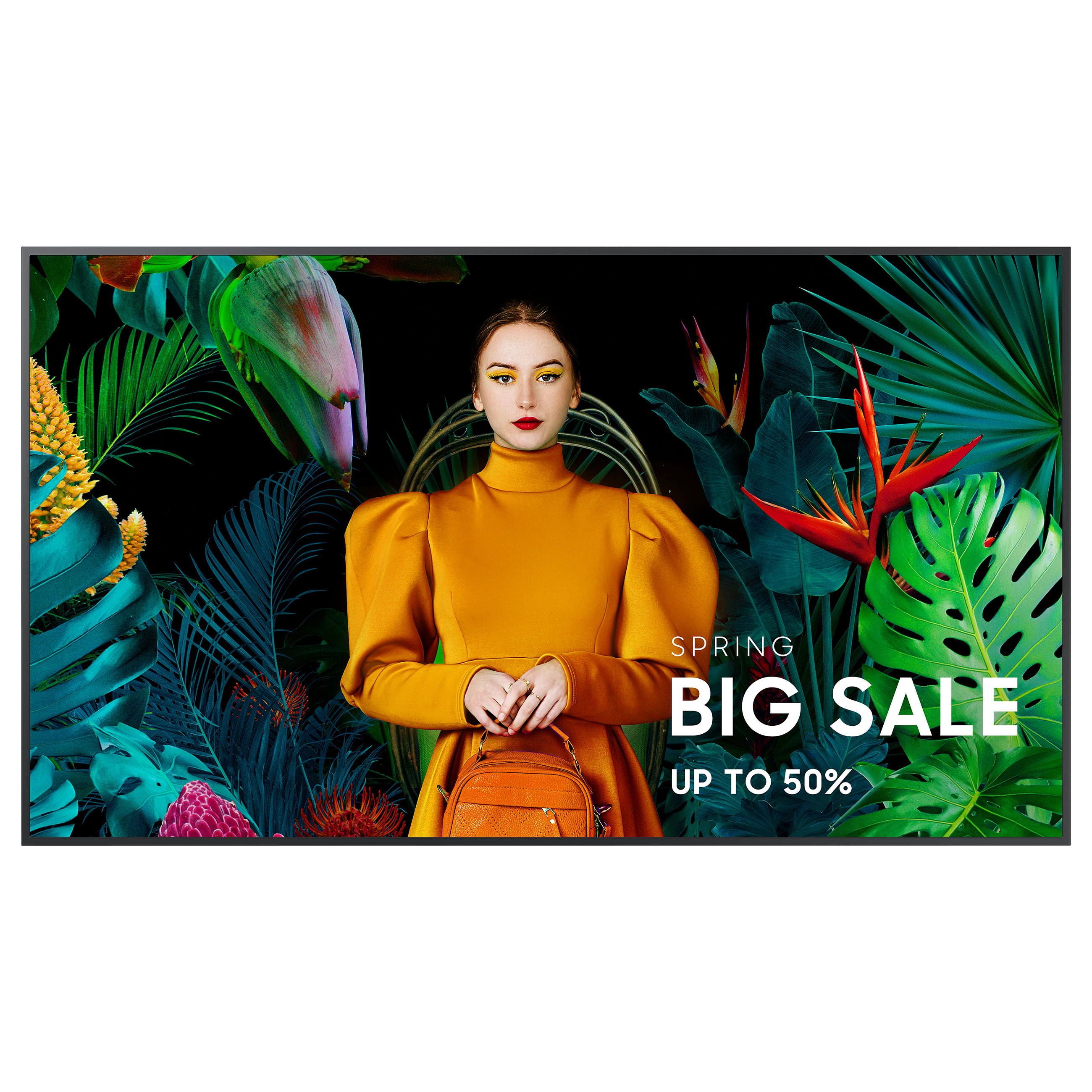 Smart Board Samsung Signage QH43C / 43″ / 4K UHD VA LCD / 75Hz / 8ms / HDMI + DP + USB / Speaker - Zezë - 5