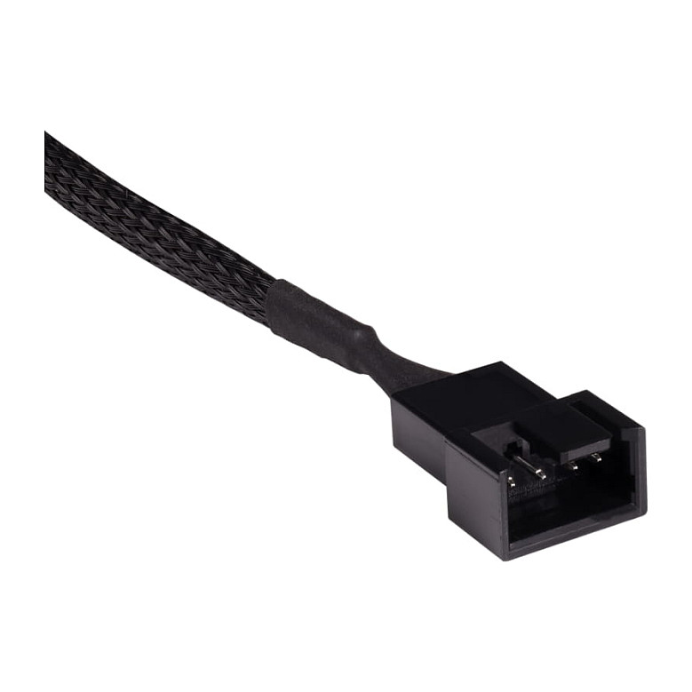 Kabllo Splitter PWM Alphacool / 4-Pin në 3×4-Pin / 30cm – Zezë - 2