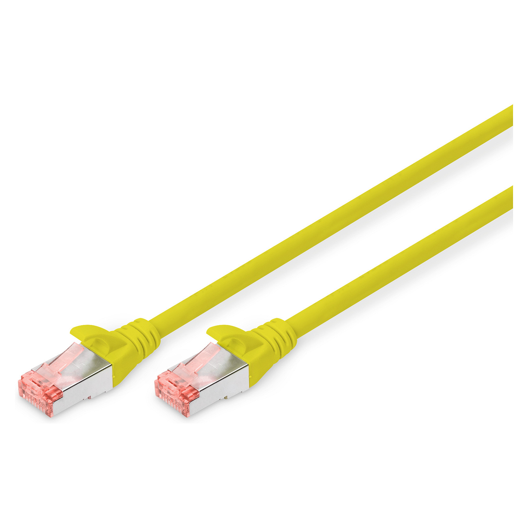 Kabllo për Rrjet DIGITUS Patch Cat6 S/FTP 2xRJ45 2.0m / Polybag - Verdhë - 1