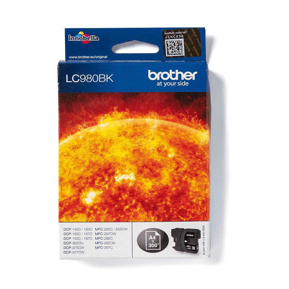 INK Brother LC-980BK / LC980BK / Standard / 300 faqe – Zezë - 1