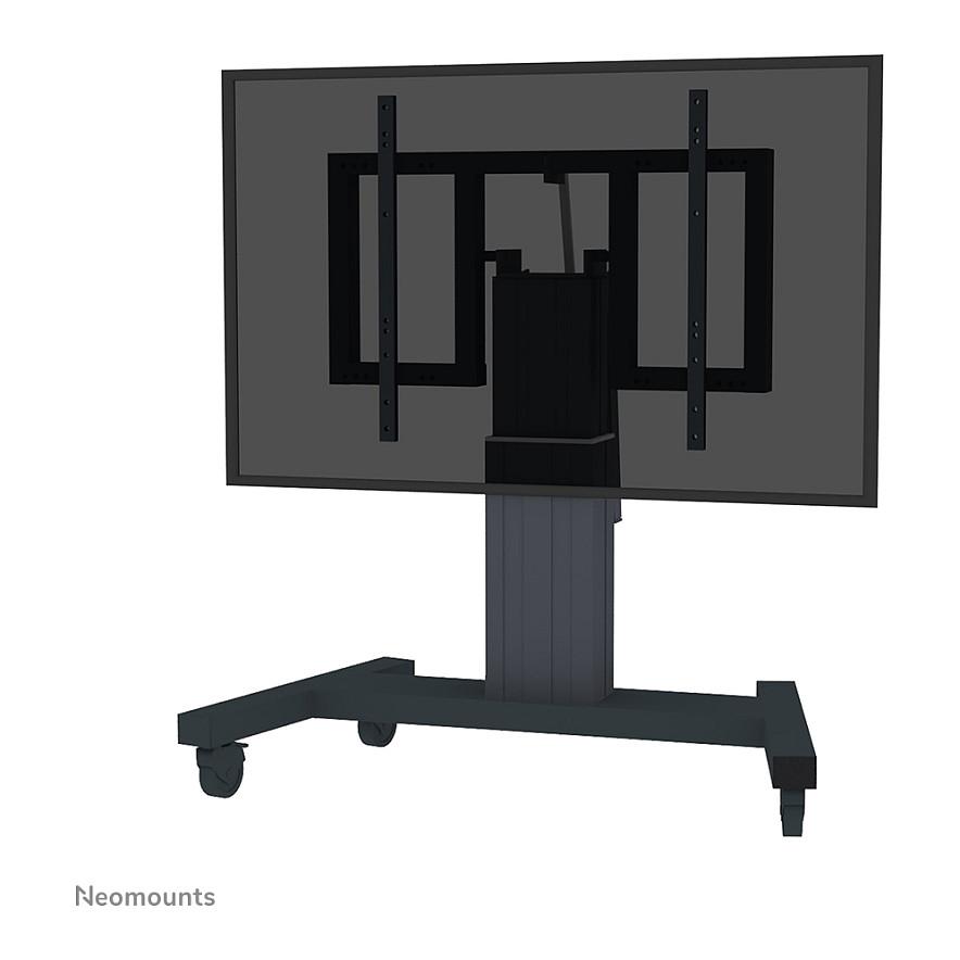 Mbajtëse për TV Neomounts PLASMA-M2550TBLACK / 42–100" / deri 150kg / VESA 200x200–1000x600 / Lartësi e Rregullueshme / Me Rrota - Zezë