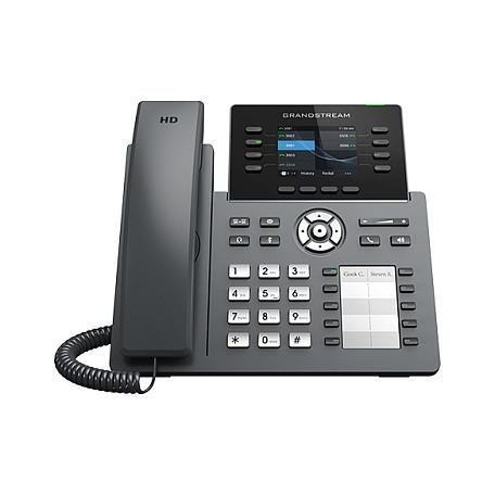 Telefon VoIP Grandstream GRP2634, 8 Linja, 12 Llogari SIP, Ekran 2.8", Wi-Fi 6, Bluetooth, Gigabit Ethernet, PoE - Hiri