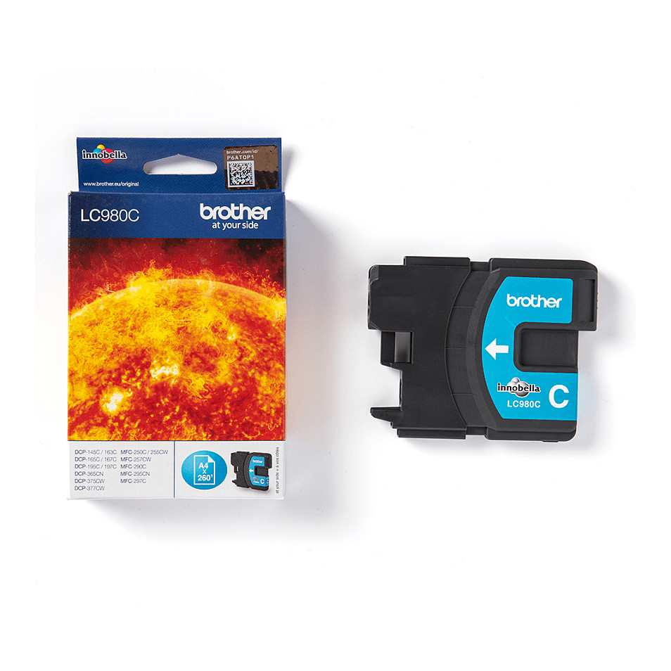 INK Brother LC-980C deri në kapacitet standard sipas ISO/IEC 24711 - Blu - 3