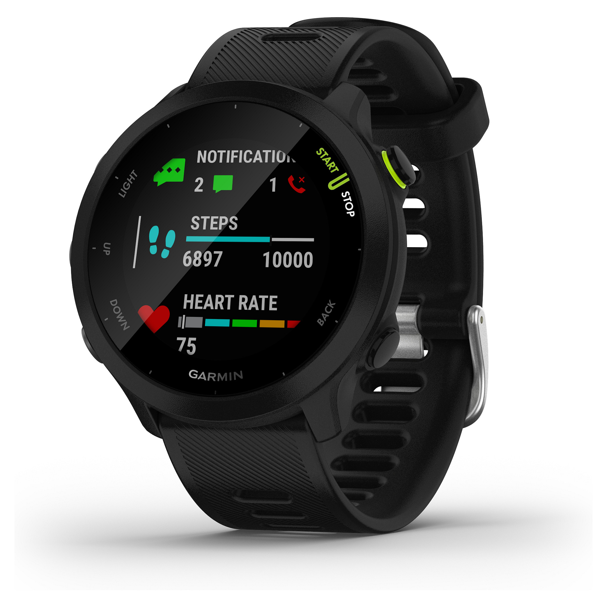 Orë e mençur Garmin Forerunner 55 - Zezë - 3