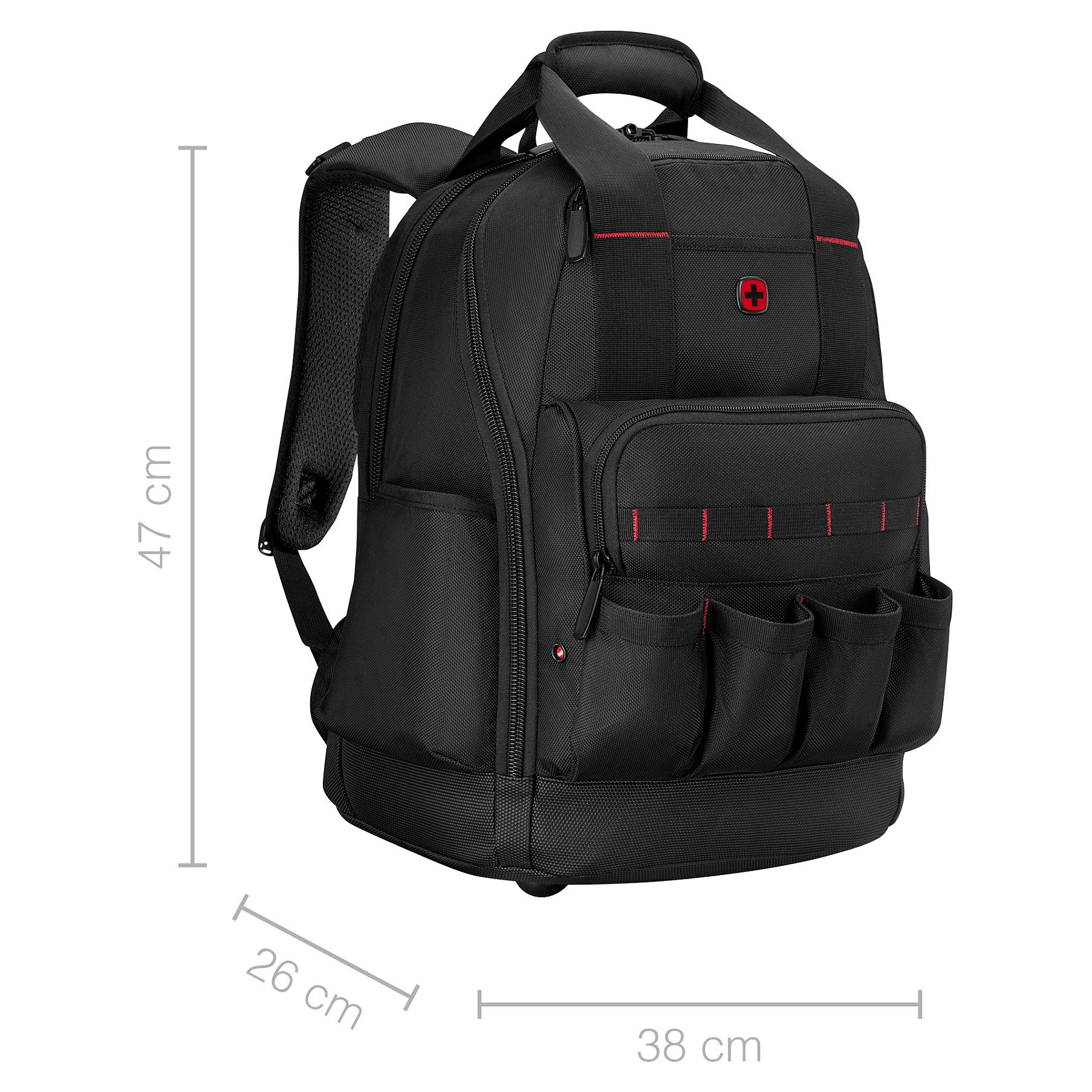 WENGER Tool Backpack Advanced 40.64cm 16Zoll Laptop Backpack Black - 15