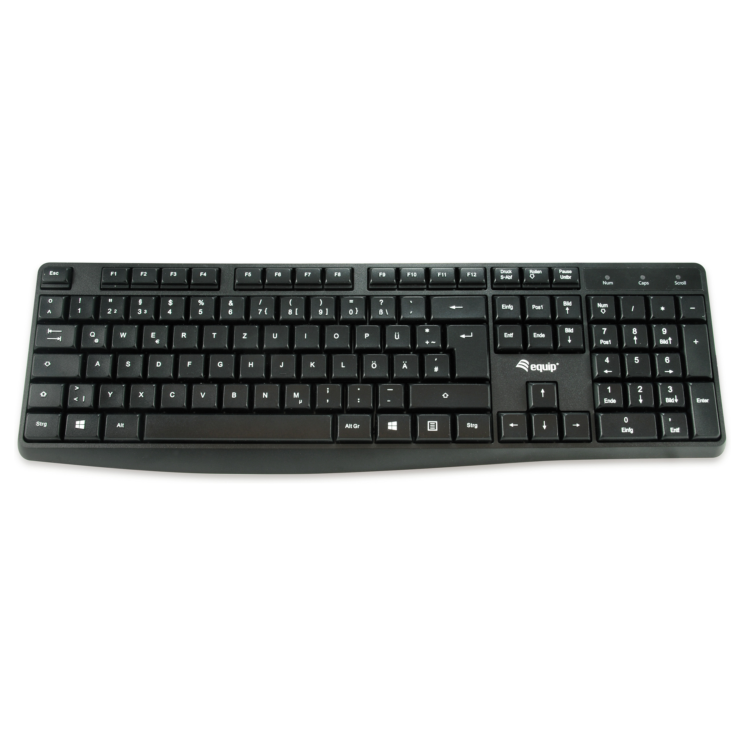 Tastierë me kabllo Equip / German Layout - Zezë - 1