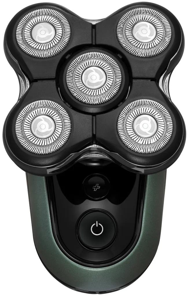 Makinë e rrojës Remington RX7 Ultimate XR1600, 5 Koka, Turbo, 60 Min, USB, Waterproof - Zezë,Gjelbër - 2