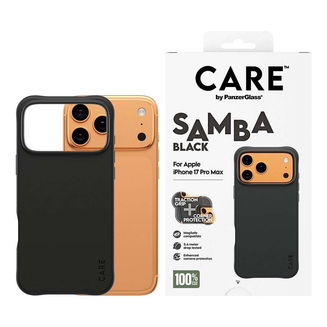 CARE Fashionable Samba Black Case with MagSafe for iPhone 17 Pro Max - 2