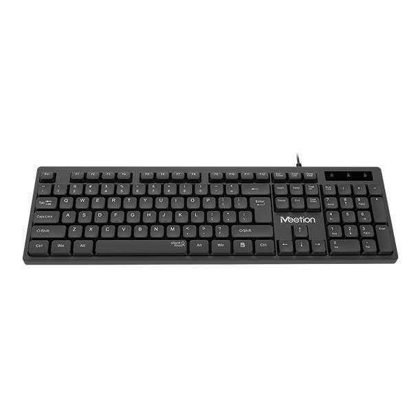 Tastierë me kabllo Meetion K300 / US Layout - Zezë - 2