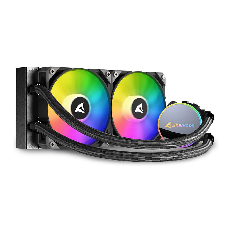 Ftohës për Procesor Liquid Sharkoon S70 RGB AIO 240mm e zezë - 6