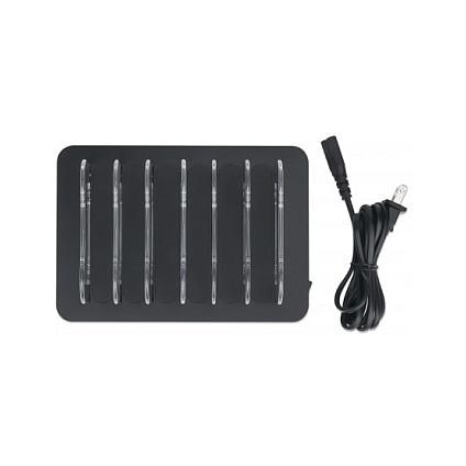 Stacion Karikimi USB Manhattan 102254 / 6x USB-A / 5V 2.4A / 50W / Smart IC / Tregues LED - Zezë - 5