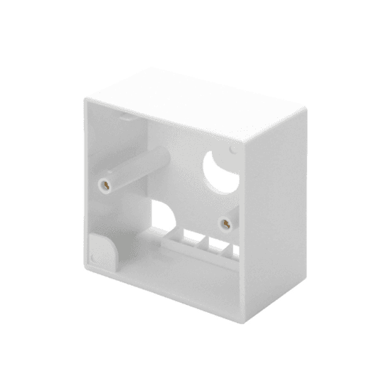 Aksesorë për Rrjet Digitus DN-93803 / Kuti Montimi Sipërfaqësor për Keystone / 80 x 80 x 42 mm - Bardhë