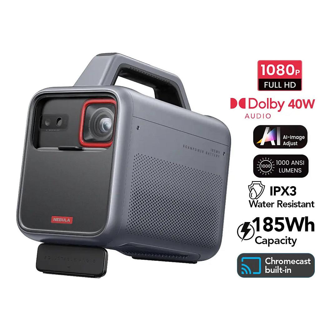 Projektor Anker Nebula Mars 3 / Full HD / DLP / 1000 ANSI Lumen / Android TV / 16:9 - Zezë - 3