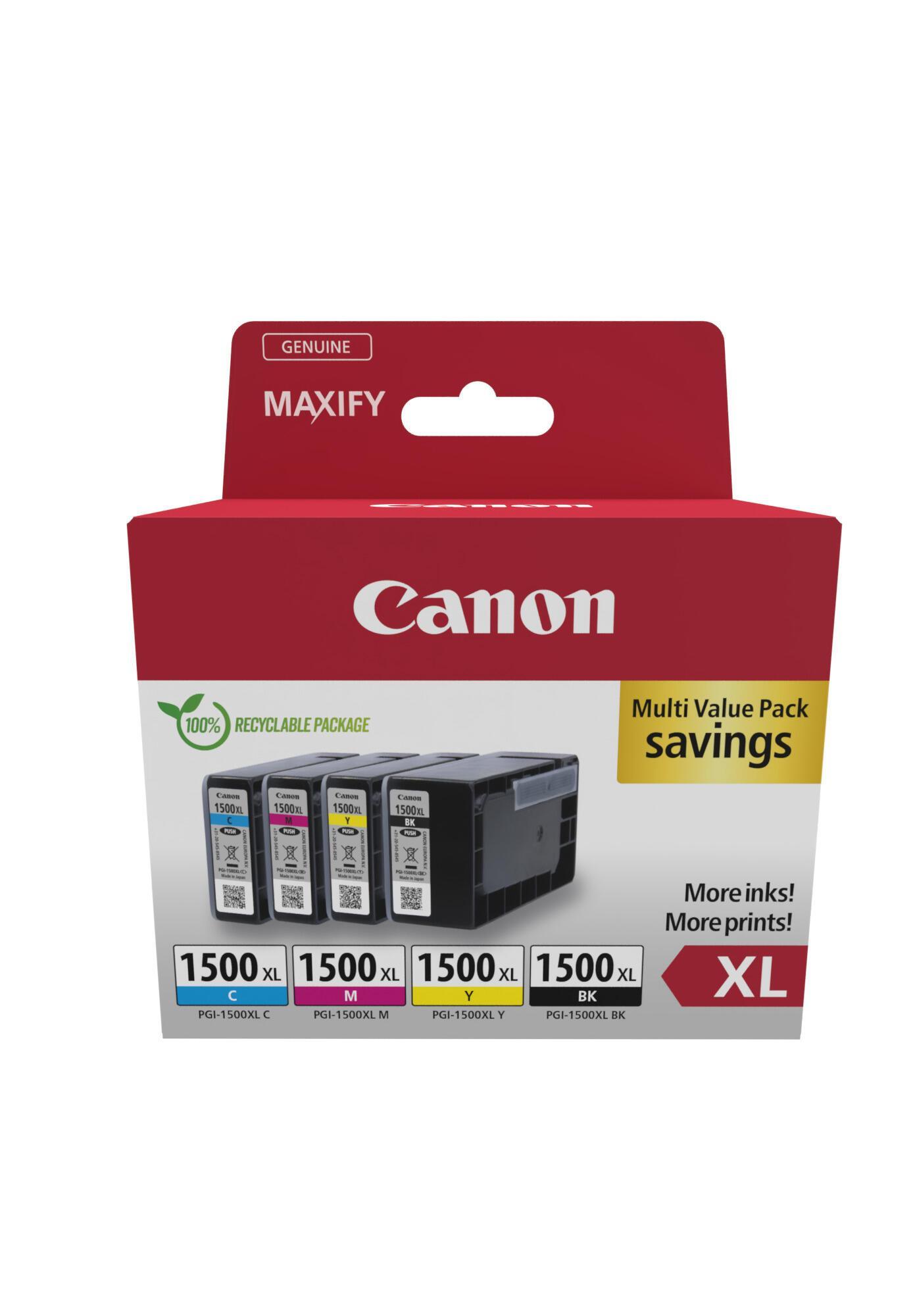 INK Canon PGI-1500XL / 9182B010 / XL / 1.200/1.020/780/935 faqe – Shumëngjyrësh - 1