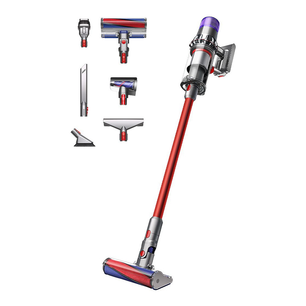 Fshesë me Vakum Dyson V11 Fluffy 2 në 1 – Nikeli/E Kuqe