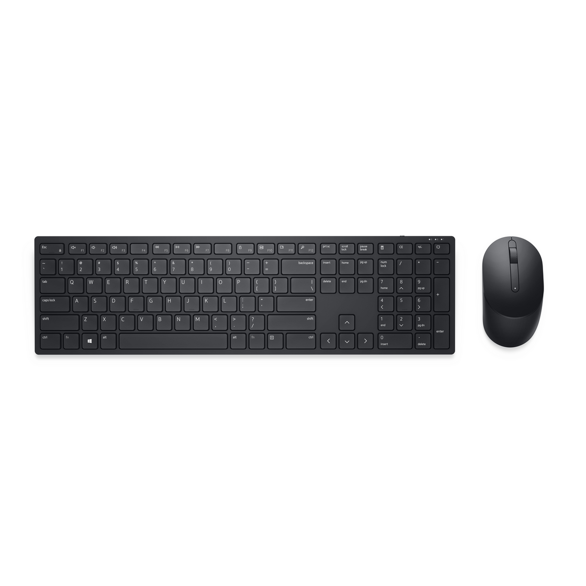 Combo (Tastierë & Maus) Dell KM5221W US-Int RTL – Zezë - 1