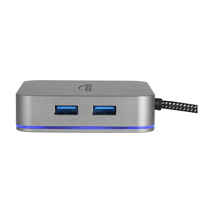 Docking Station DeLOCK for Mobile devices / 4K / 1xHDMI / 3xUSB-A / 1xUSB-C / LAN / SD - Gri - 3