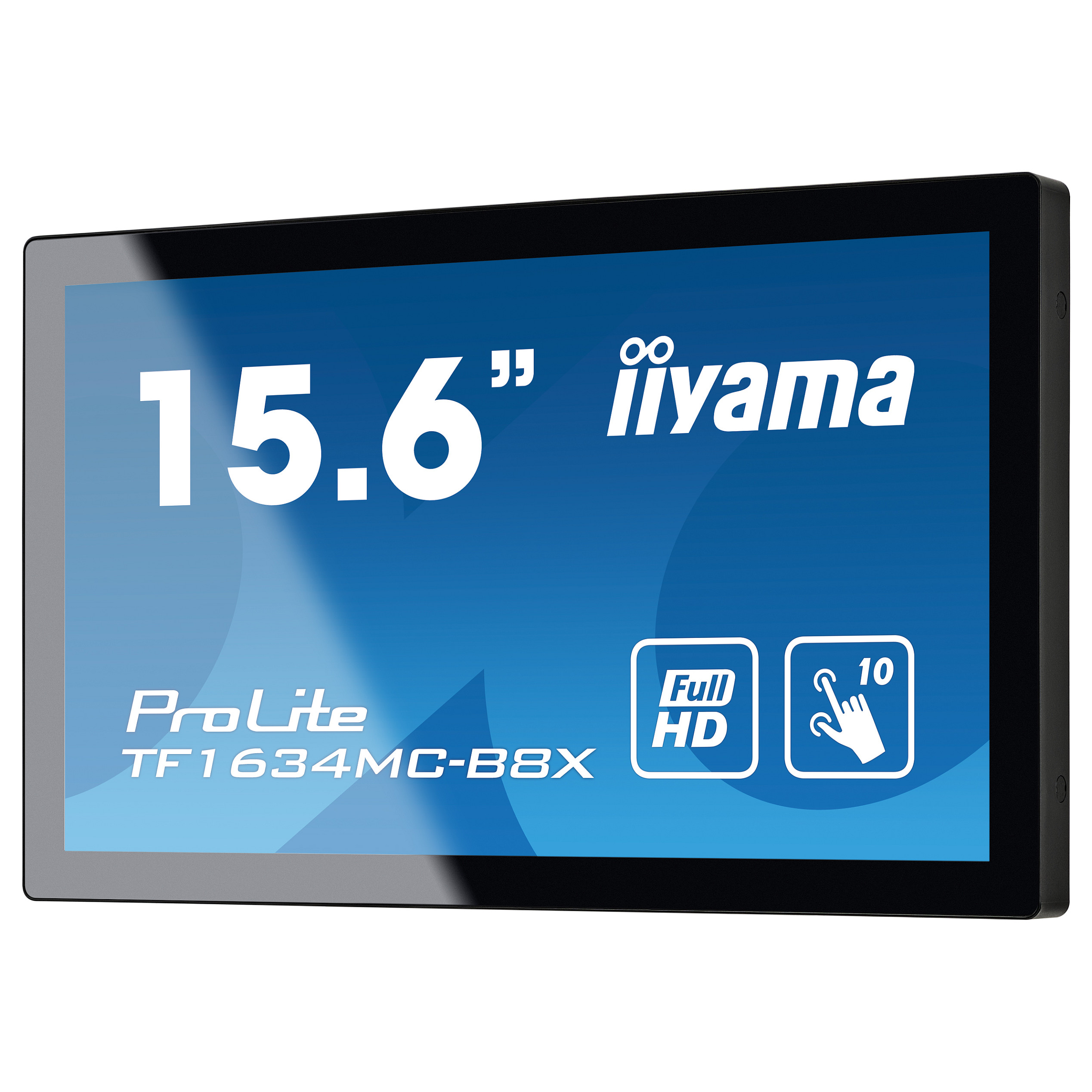 Monitor IIYAMA TF1634MC-B8X / 15.6″ / FD / M-Touch / 16:9 / HDMI + DP / E zezë - 4