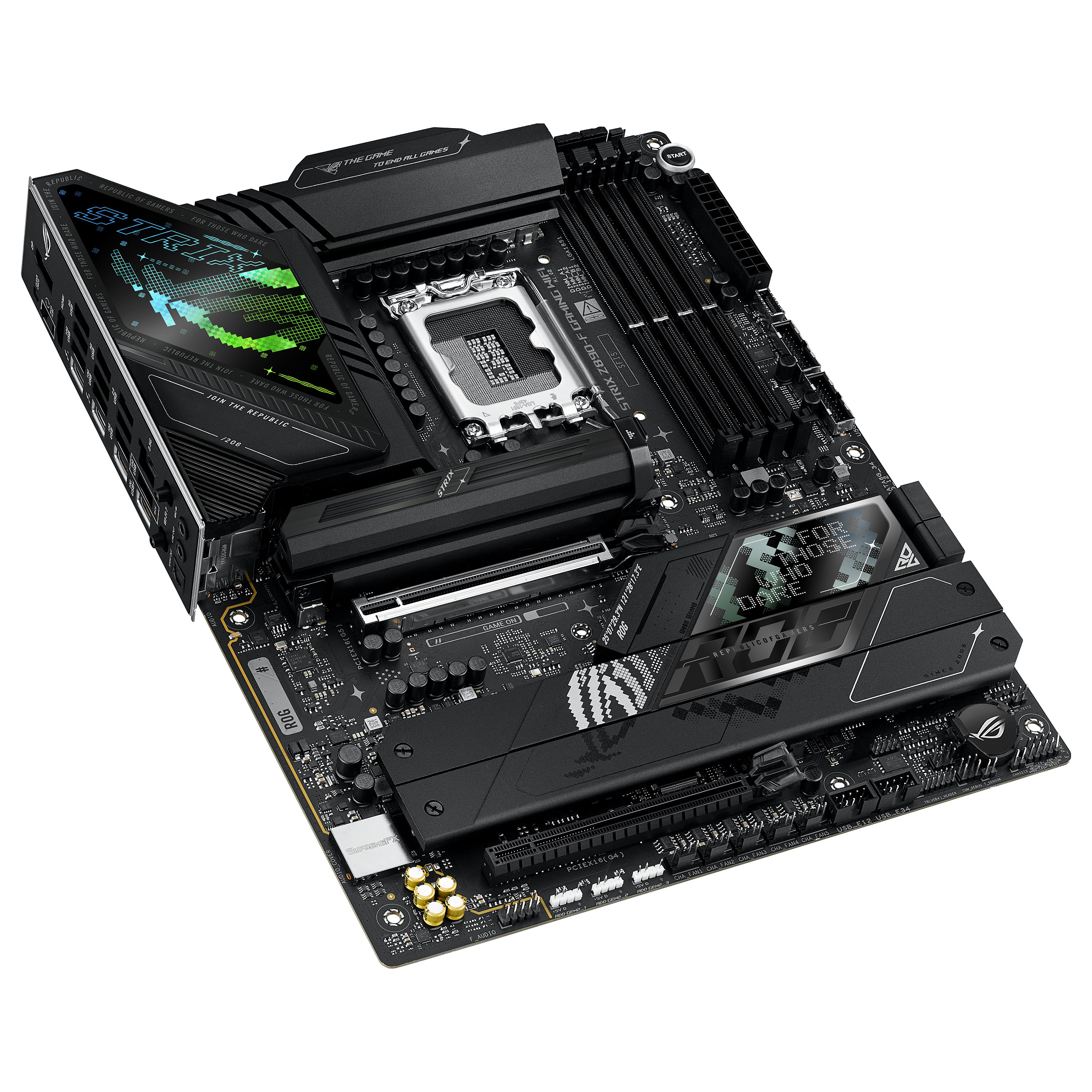 Pllakë Amë MB Intel ASUS ROG STRIX Z890-F GAMING WIFI / LGA 1851 / DDR5 / HDMI+DP - 10