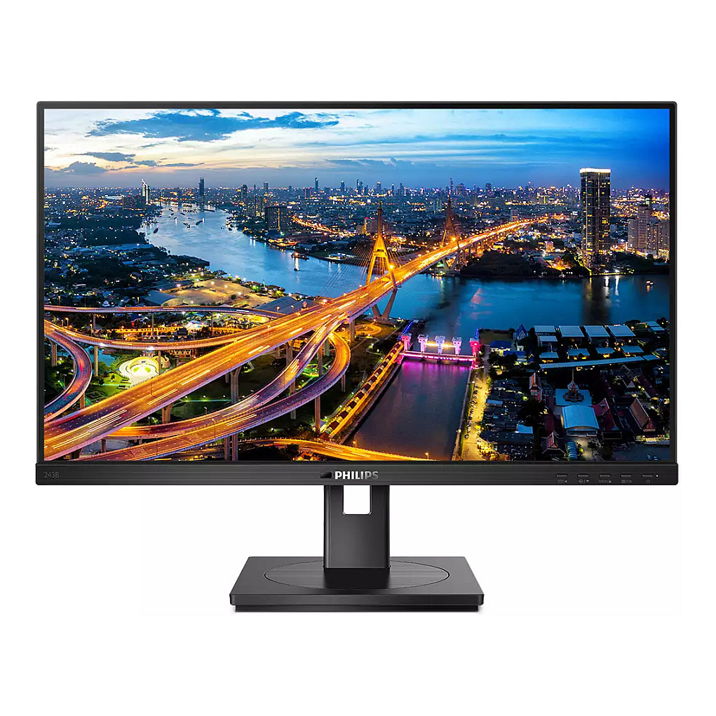 Monitor Philips 243B1 / 23.8″ / FHD IPS LED / 75Hz / 4ms / HDMI + DP + USB‑C + USB Hub - Zezë - 1