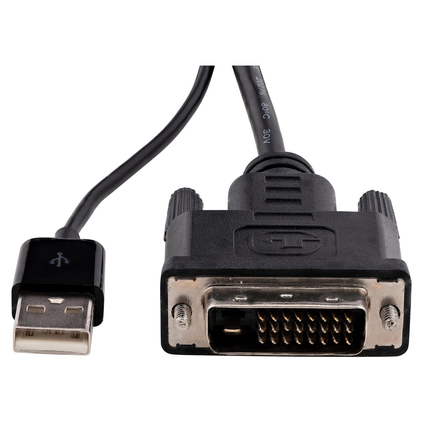 Kabllo DisplayPort StarTech.com DVI2DP2 / DVI-D në DisplayPort / 1920×1200 60Hz - Zezë - 3