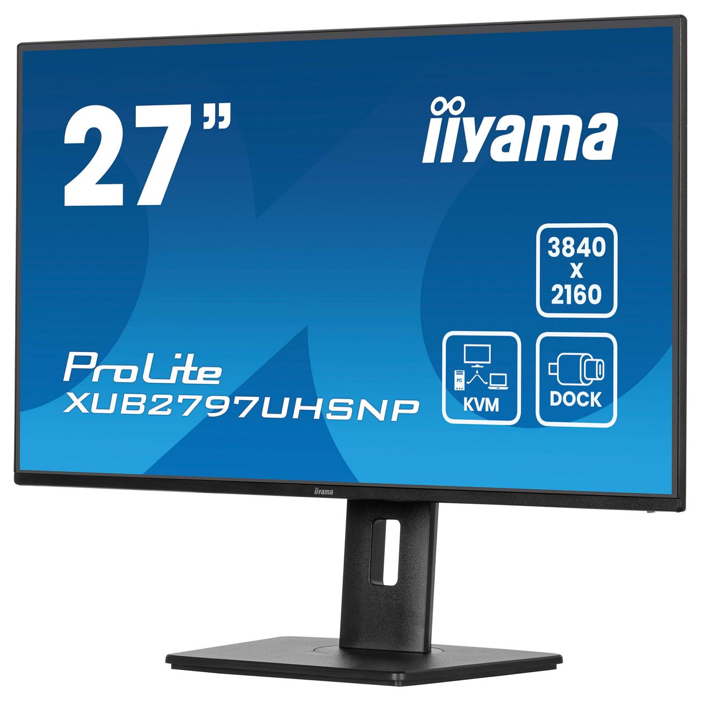 Monitor iiyama ProLite XUB2797UHSNP-B1 / 27"/ 4K Ultra HD IPS LED / 60Hz / 4ms / USB-C+HDMI+DP - Zezë - 6