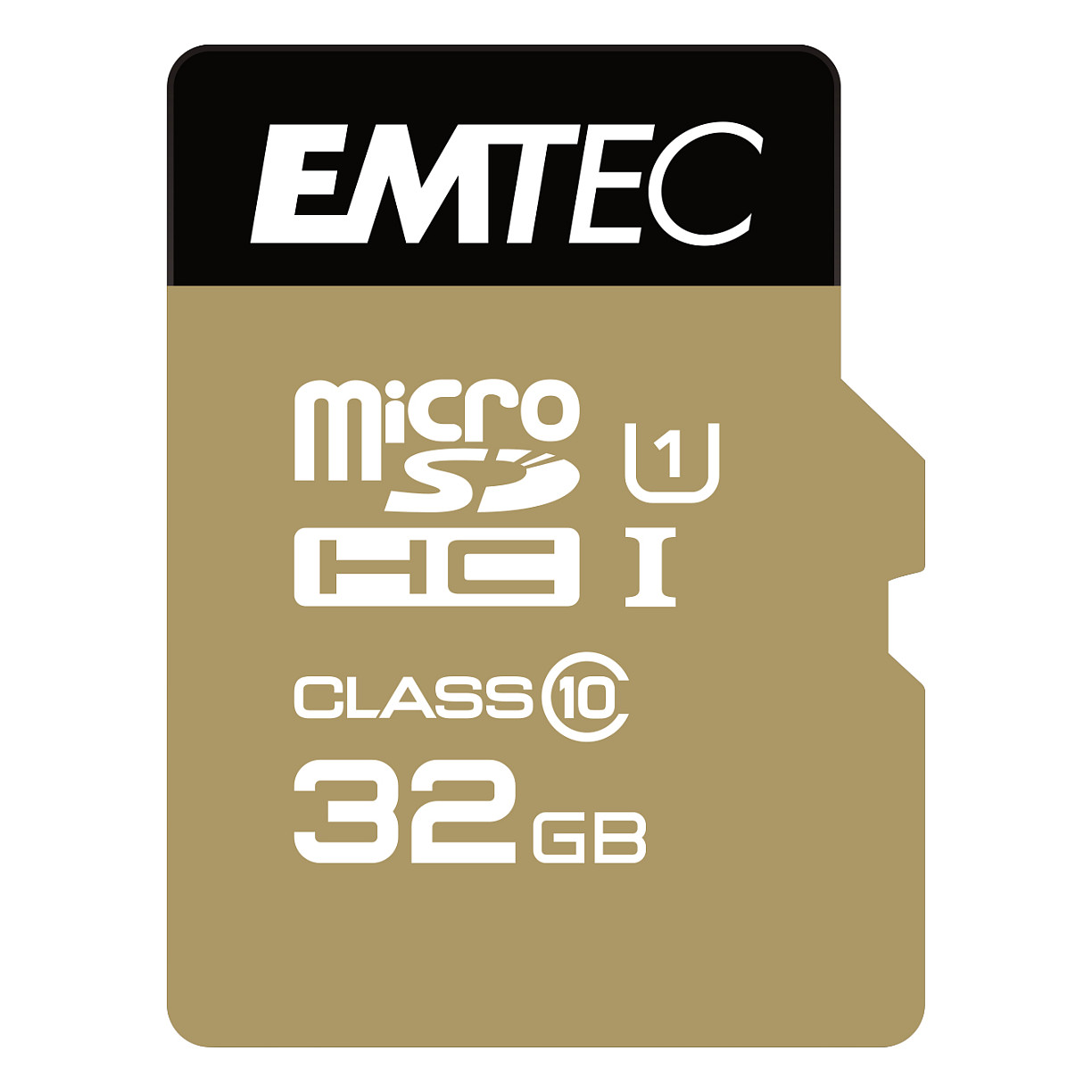 Kartë Memorie SD CARD Emtec m32GB UHS-I U1 EliteGold + Adapter - 1