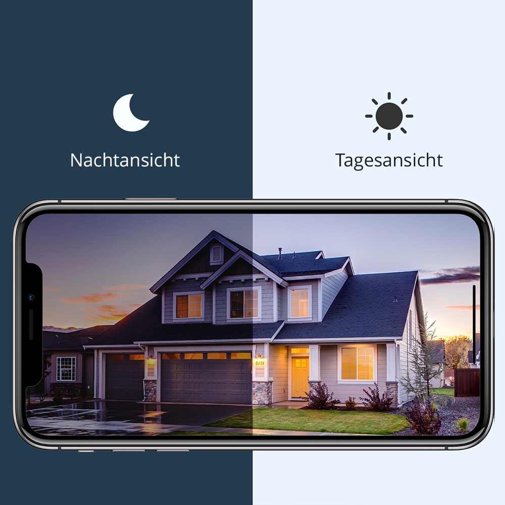 Kamerë Sigurie IP Arenti POWER1Q, 4MP, 2K, Wi-Fi 2.4GHz, 9600mAh, 10m Night Vision, 2-Way Audio, IP65 - Zezë - 4
