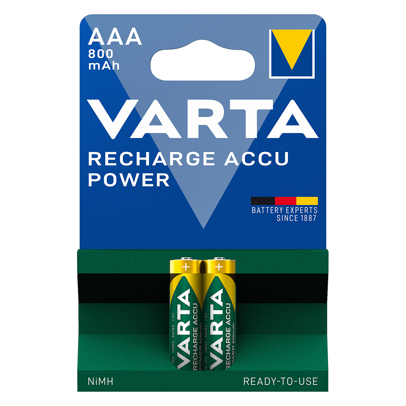 Bateri Varta AAA 1.2V (HR03) Recharge Accu / 2-Pack - 2