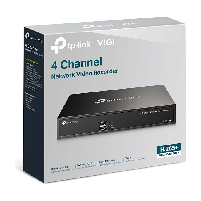 NVR TP-Link Omada IPCam VIGI NVR1004H Channel Network Video - 4