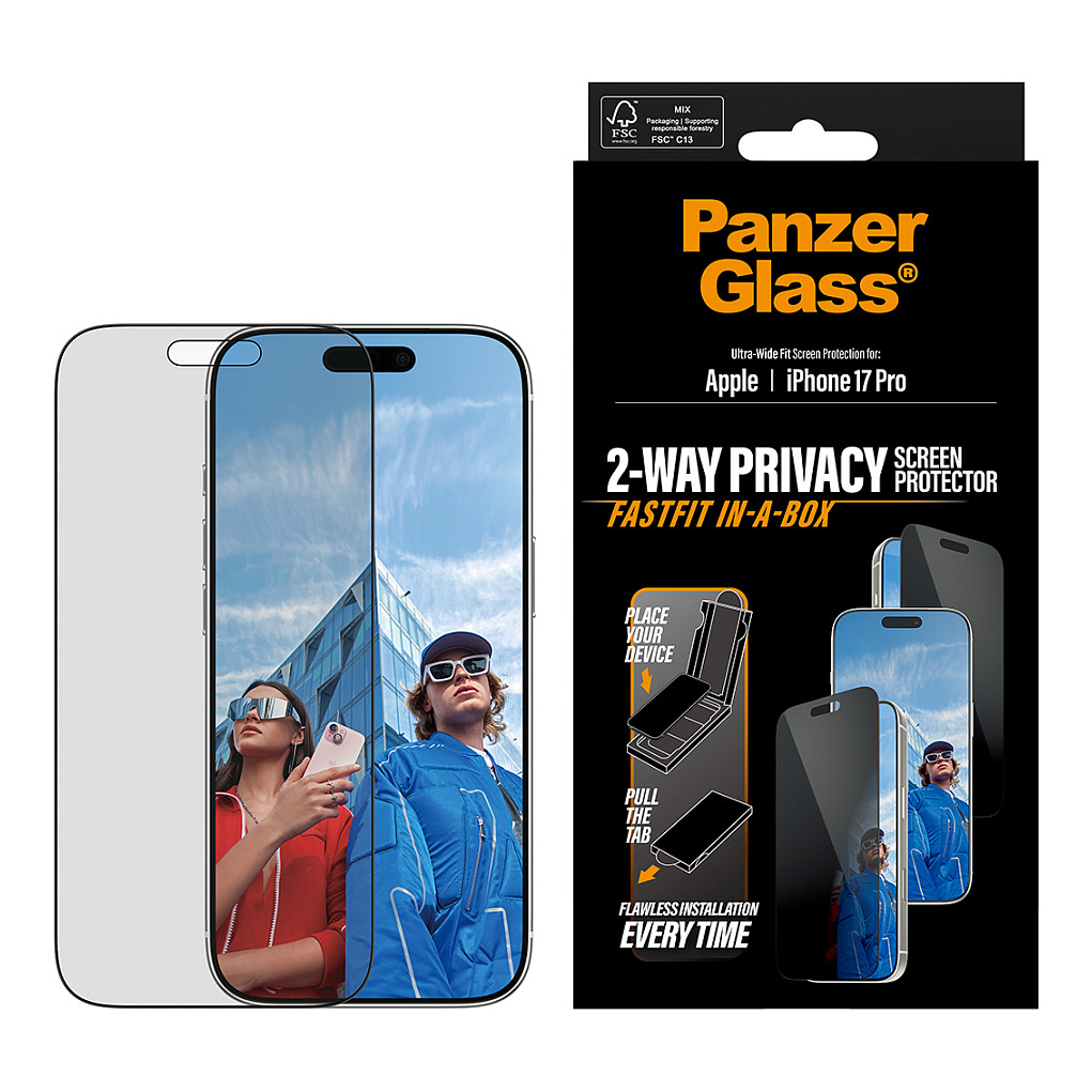 Privacy Screen Protector  iPhone 17 Pro – Zezë - 2