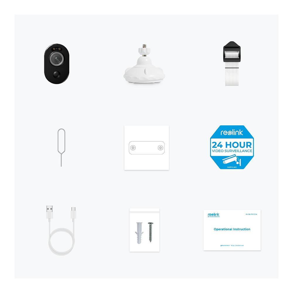 Kamerë Sigurie IP CCTV Reolink Argus Series B330, 5MP, 2.8mm, Wi-Fi Dual-Band, Color Night Vision, AI, 16x Digital Zoom, IP65 - Bardhë - 4