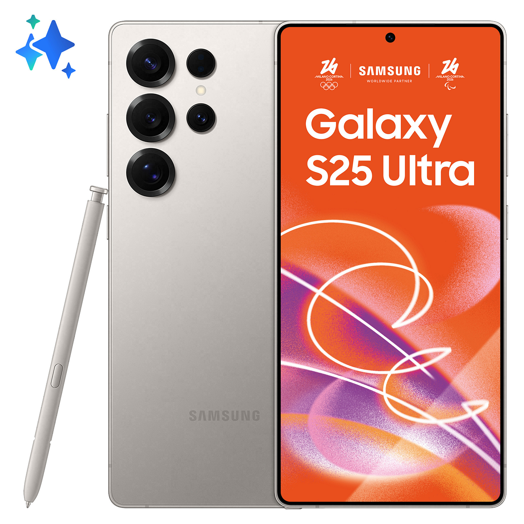 Samsung Galaxy S25 Ultra (S938) 5G Dual SIM / 12GB / 256GB – Titanium Gri - 1