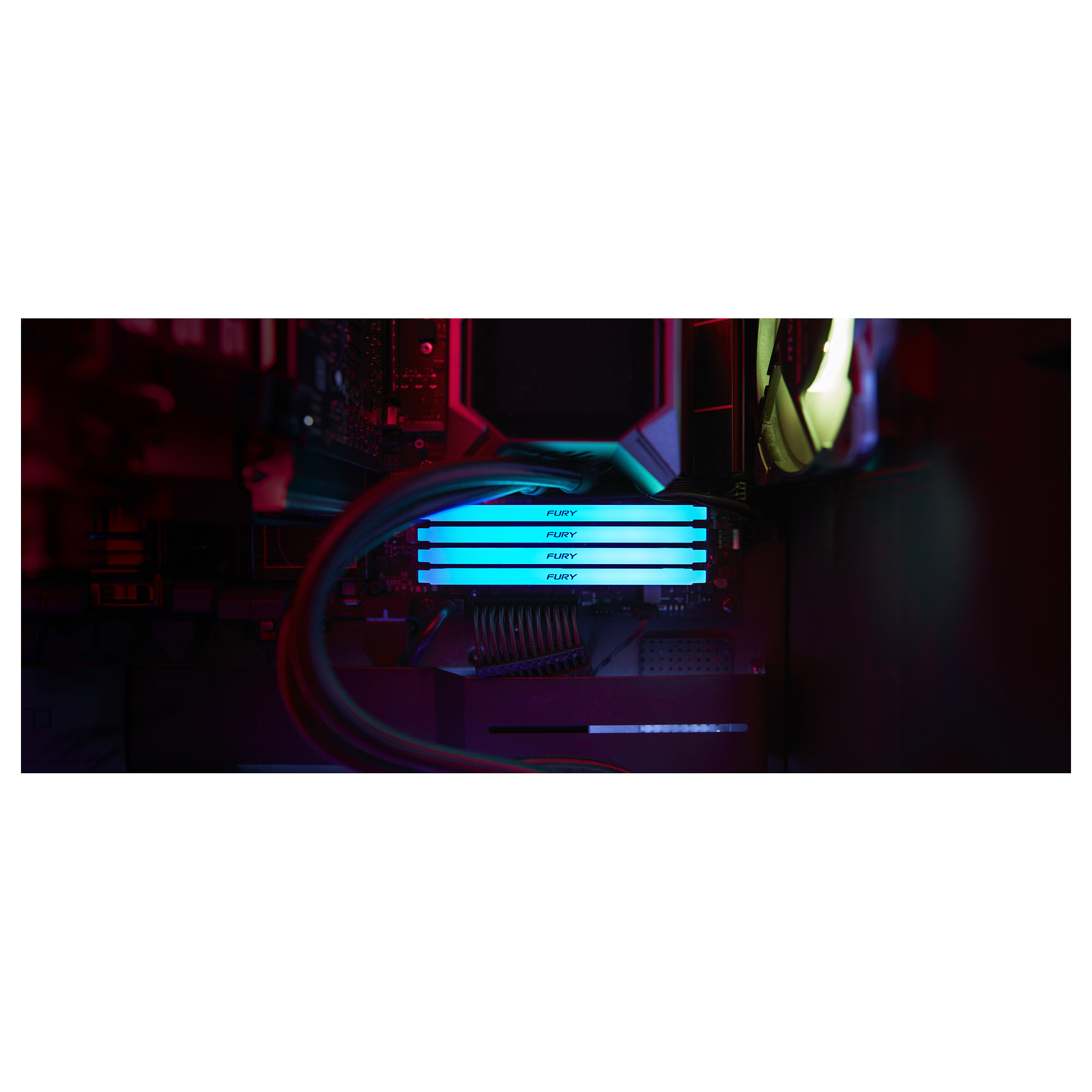 DDR4 RAM Kingston FURY Beast RGB 32GB (2x16GB) 3200MT/s CL16 DIMM Kit - 6