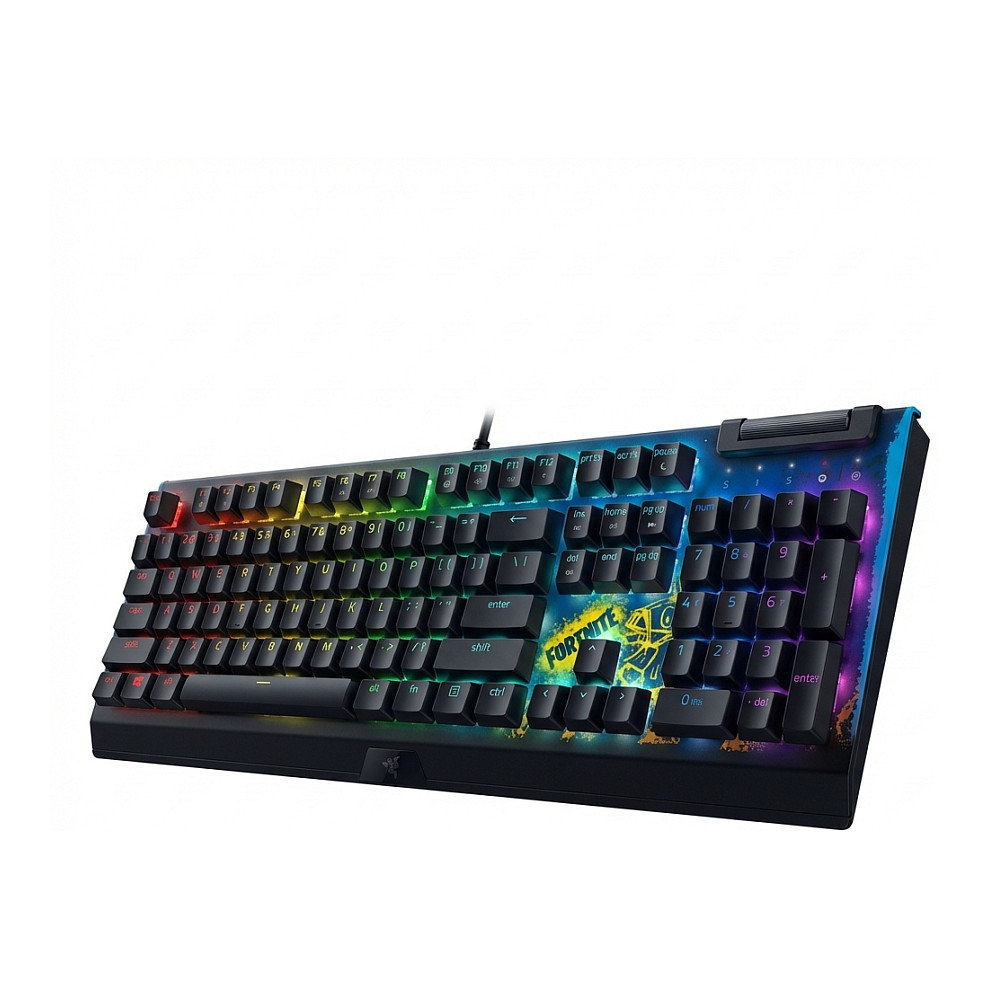 Tastierë Gaming Razer BlackWidow V4 X Yellow Switch Fortnite Edition / Wired / QWERTZ  – Zezë - 1