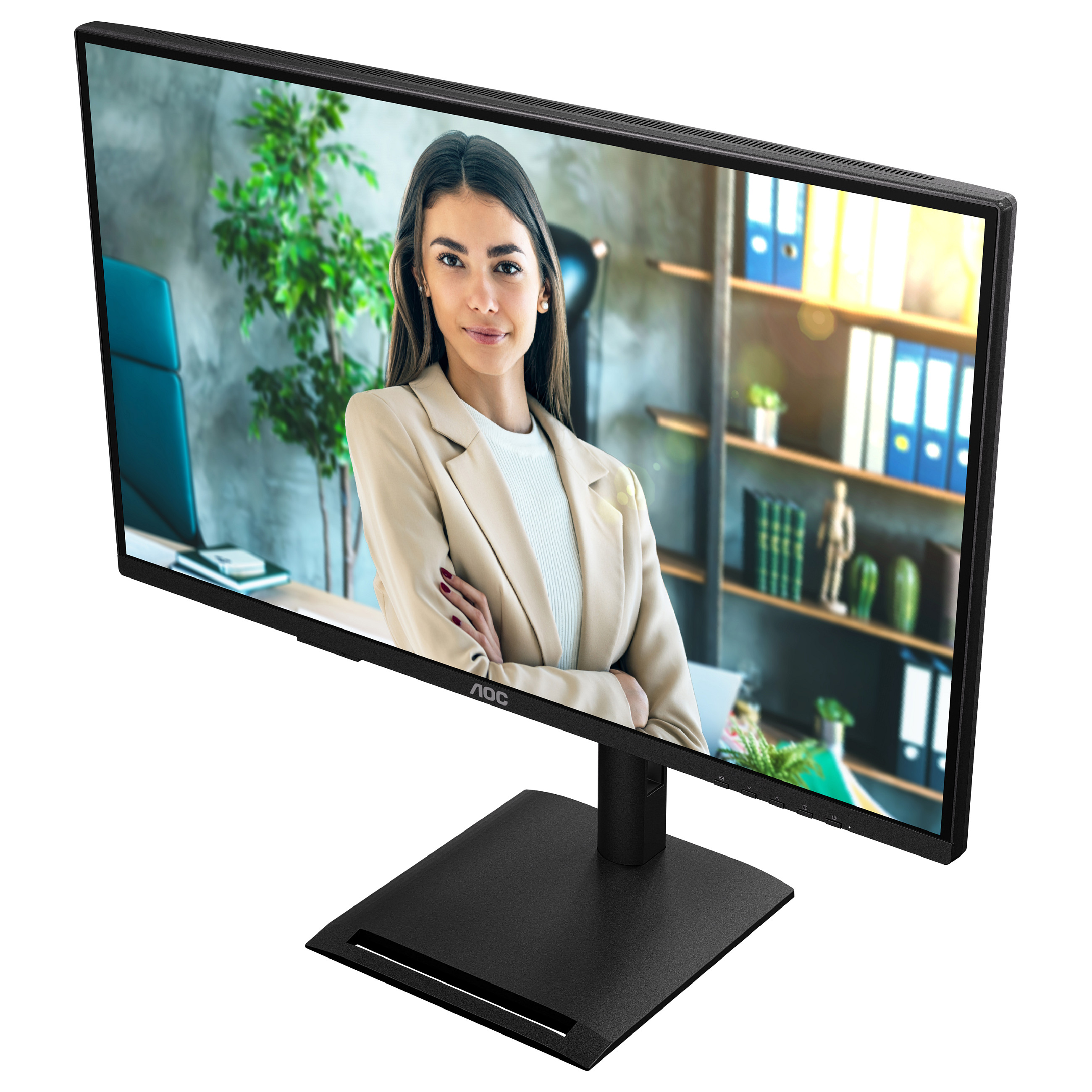 Monitor AOC Q27P4U / 27" / Wide Quad HD IPS / 120 Hz / 4ms / USB + USB-C + HDMI + DP - Zezë - 10