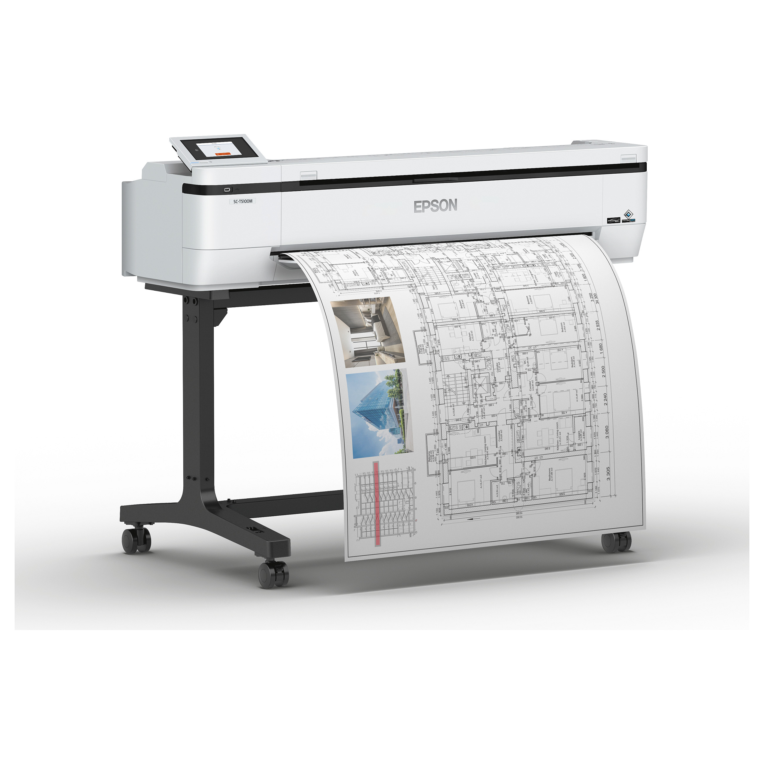 Printer i madh Epson SureColor SC-T5100M 36" Color Inkjet me Roll Media - 7