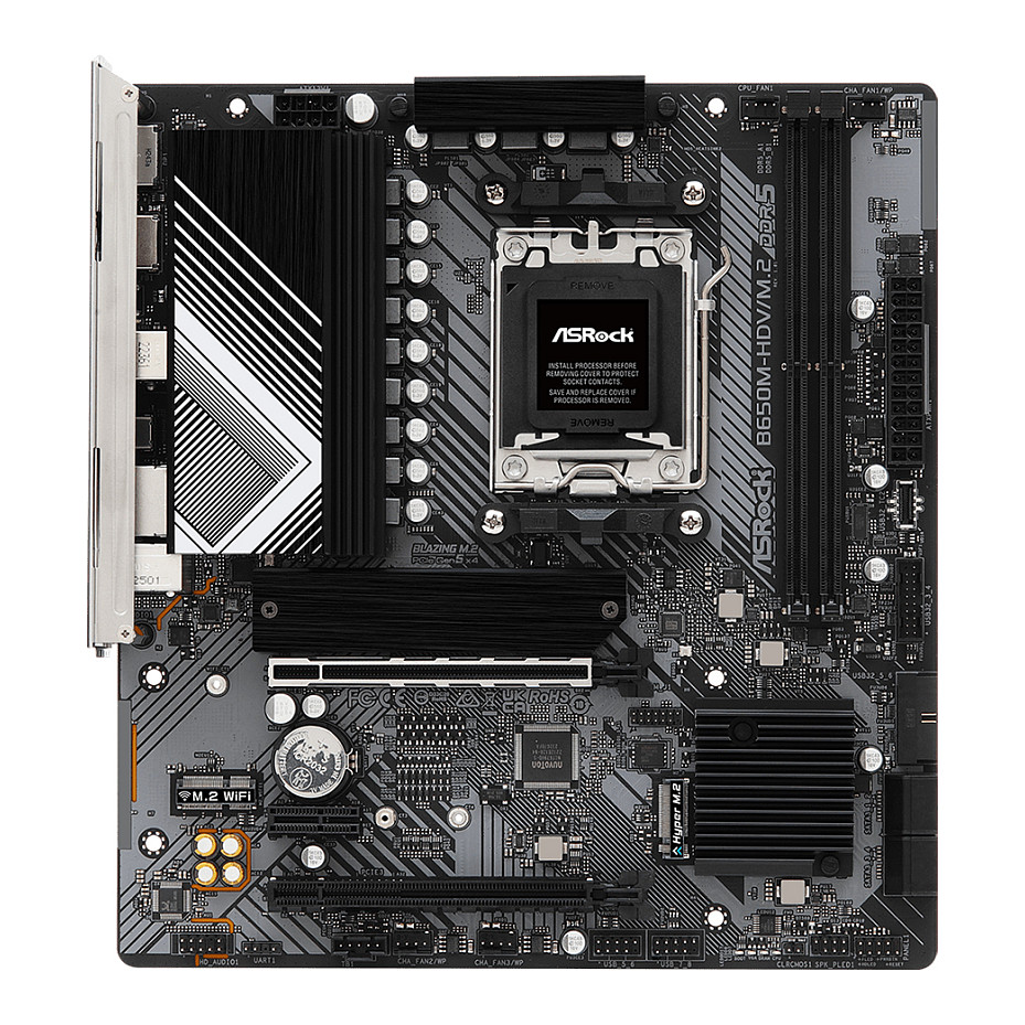 Pllakë Amë AMD AM5 ASROCK B650M-HDV/M.2 / DDR5 / HDMI+DP - 2