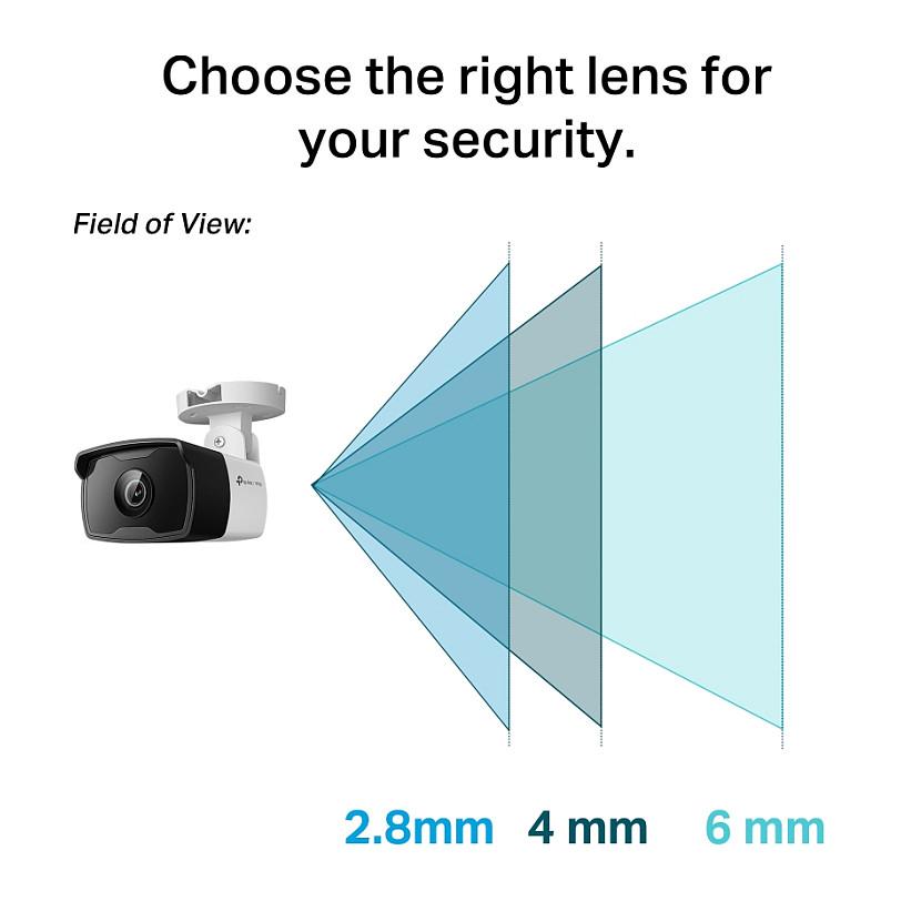 Kamerë Sigurie IP CCTV TP-Link VIGI C340I, 4MP, 4 mm, 75.1°, IR, PoE, IP67 - Zezë/Bardhë - 10