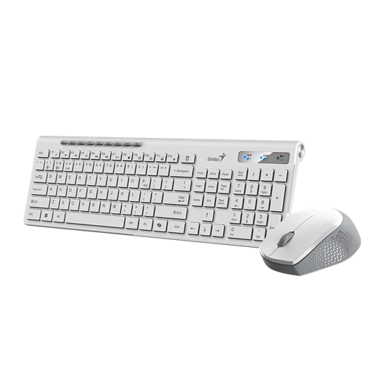 Combo (Tastierë&Maus) Genius SlimStar 8230 / Wireless / Bluetooth 5.3 + 2.4GHz / Multi-Device (3) / Copilot Key / 1200 DPI – Zezë - 2