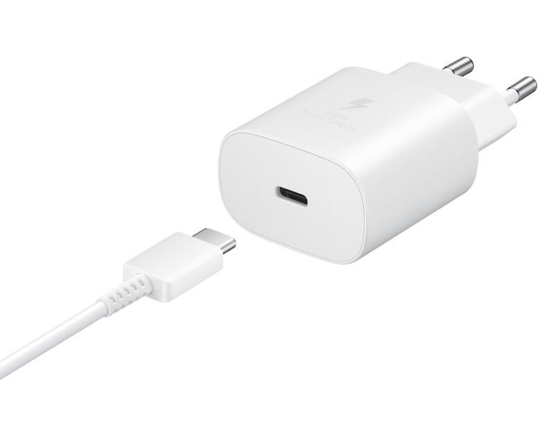 Adapter Rryme Samsung EP-TA800 / USB-C / 25W / Super Fast Charging PD 3.0 PPS - Bardhë - 5