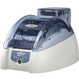 Printer kartash Evolis Tattoo2 RW, termik, për karta të rishkrueshme, 300 DPI, 300 karta/orë, USB, Ethernet – Bardhë dhe blu