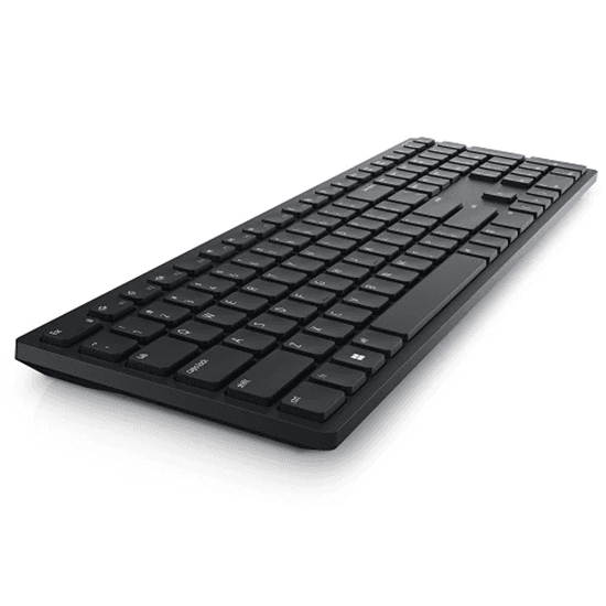 Tastierë pa kabllo Dell KB500 / 2.4GHz / Full-Size / AES-128 / Spill-Resistant / QWERTY US – Zezë - 2
