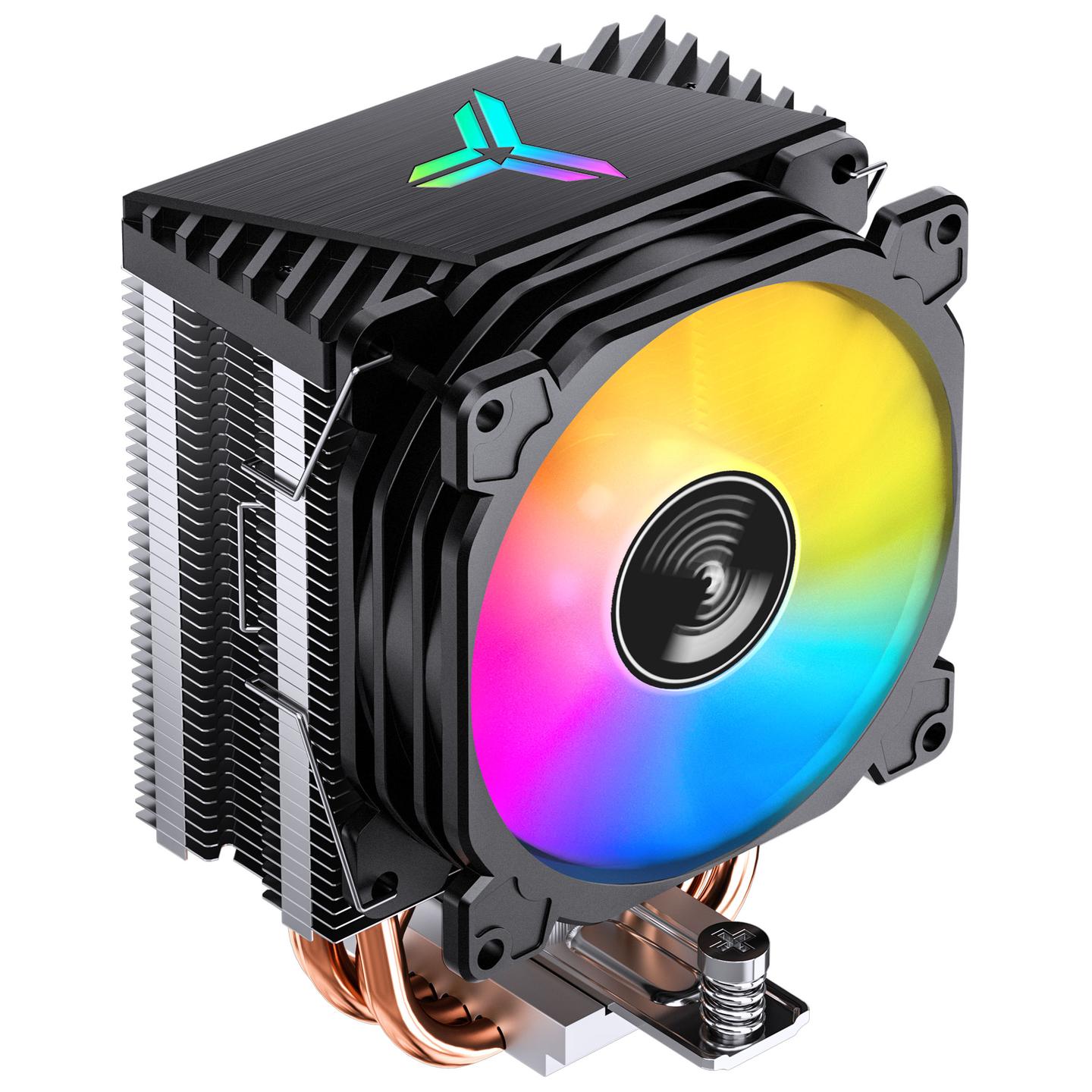 Ftohës për Procesor Jonsbo CR-1400E / 160W D-TDP / 4×6mm Heatpipe / 92mm PWM Fan / LGA115x/1200/1700 / AM4/AM5 – Zezë - 1