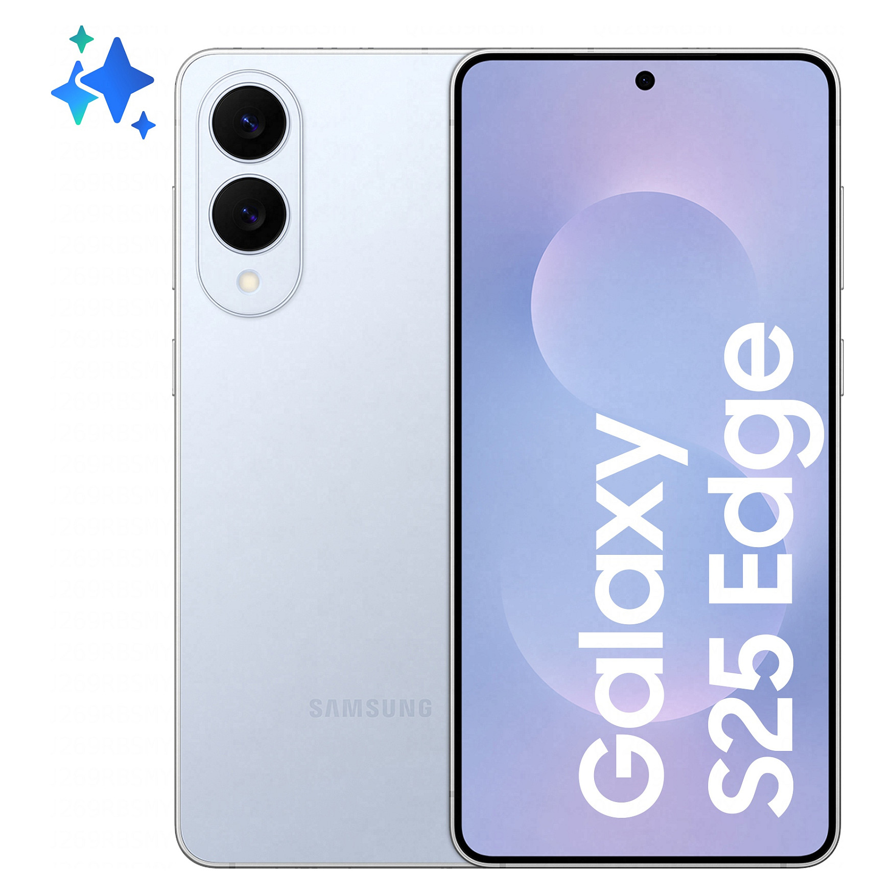 Telefon Samsung Galaxy S25 Edge S937 / 5G / Dual SIM / 12GB / 256GB – Titanium Icyblue - 2